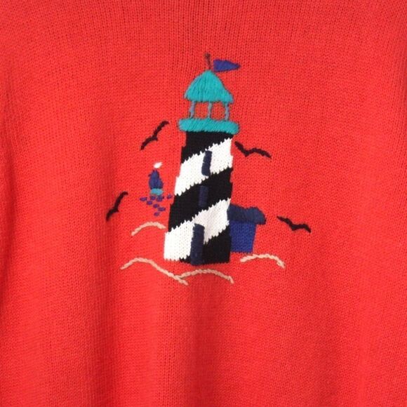 NWT Sag Harbor Sport Petite Knit Sweater in PM - Picture 5 of 8